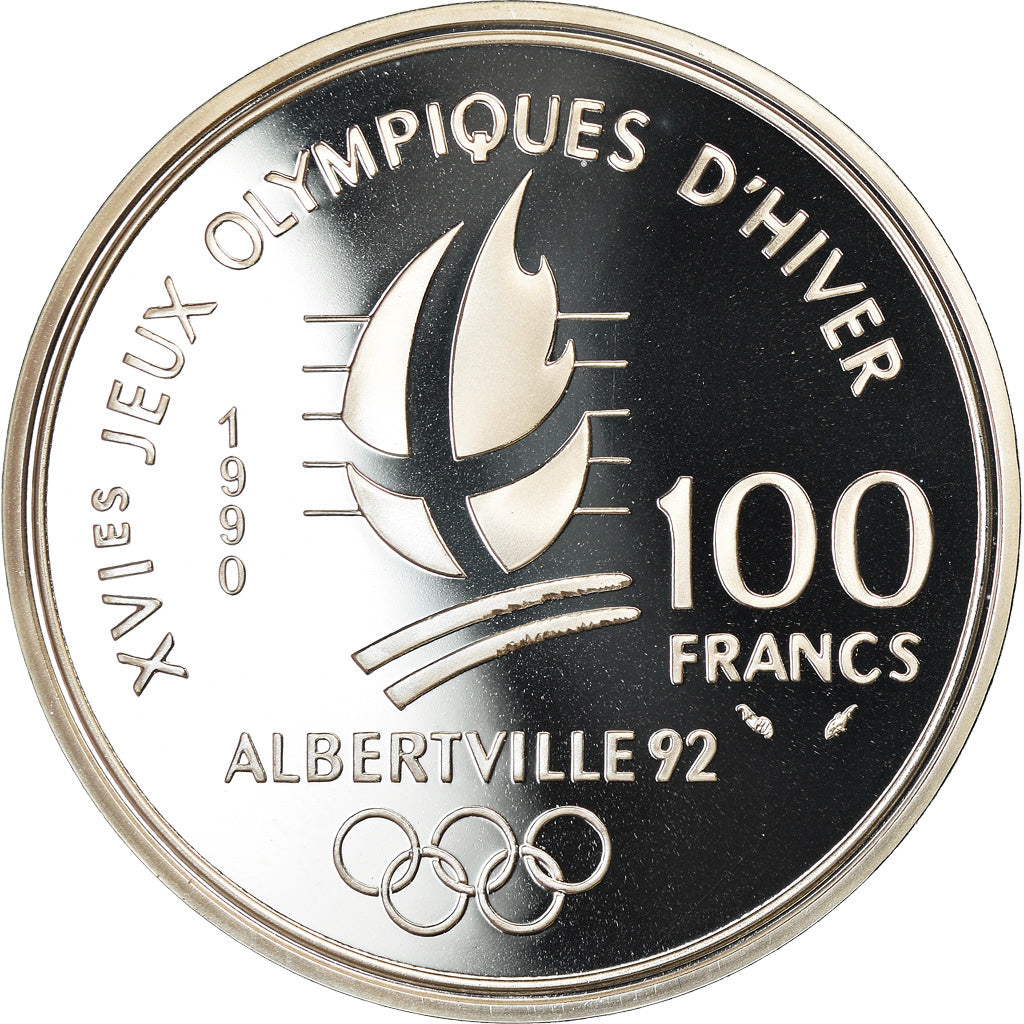 Coin, France, 100 Francs, 1990, BE, MS(65-70), Silver, KM:981, Gadoury:C9