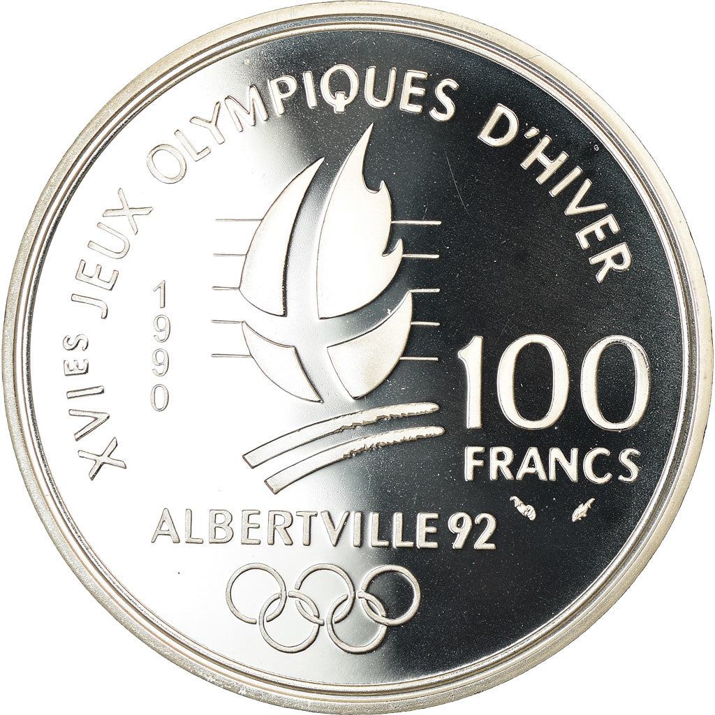 Coin, France, 100 Francs, 1990, BE, MS(65-70), Silver, KM:983, Gadoury:C11