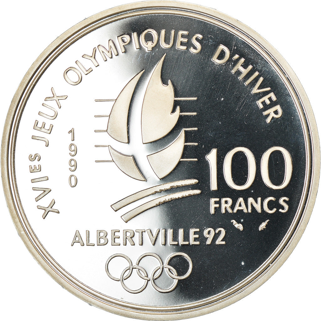 Coin, France, 100 Francs, 1990, BE, MS(65-70), Silver, KM:980, Gadoury:C7