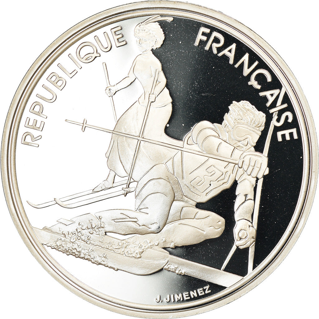 Coin, France, 100 Francs, 1990, BE, MS(65-70), Silver, KM:984, Gadoury:C13