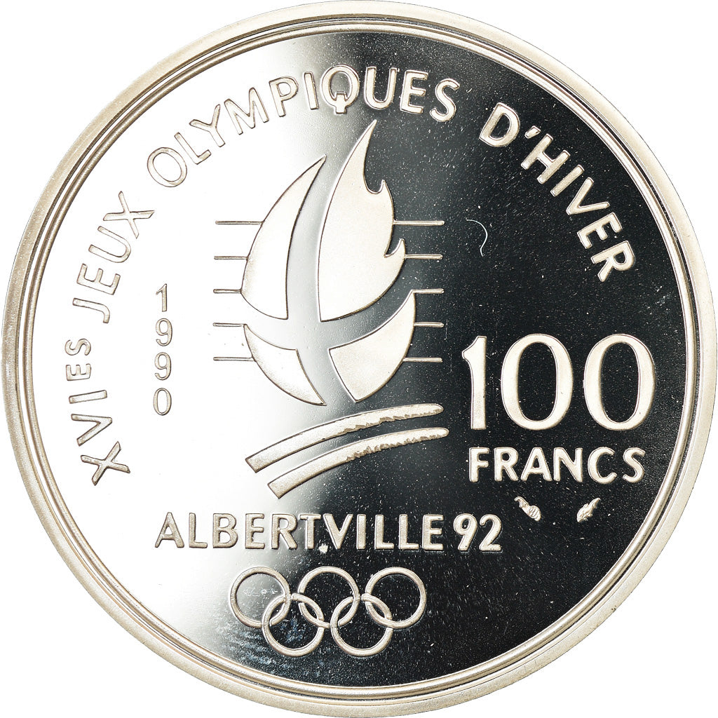 Coin, France, 100 Francs, 1990, BE, MS(65-70), Silver, KM:984, Gadoury:C13