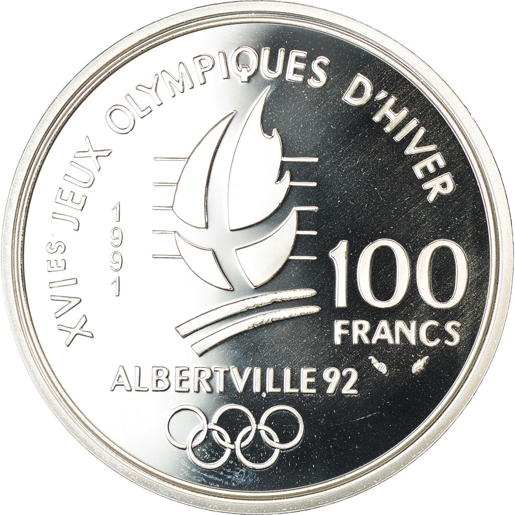 Coin, France, 100 Francs, 1991, BE, MS(65-70), Silver, KM:993, Gadoury:C16