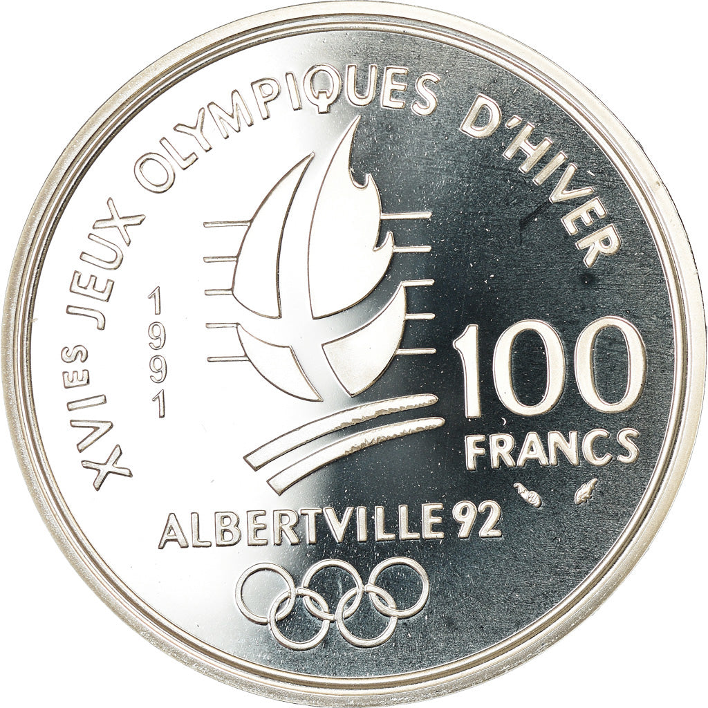 Coin, France, 100 Francs, 1991, BE, MS(65-70), Silver, KM:994, Gadoury:C18