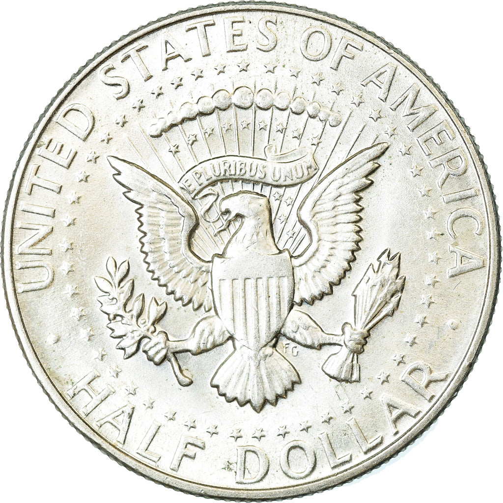 Coin, United States, Kennedy Half Dollar, Half Dollar, 1968, U.S. Mint, Denver
