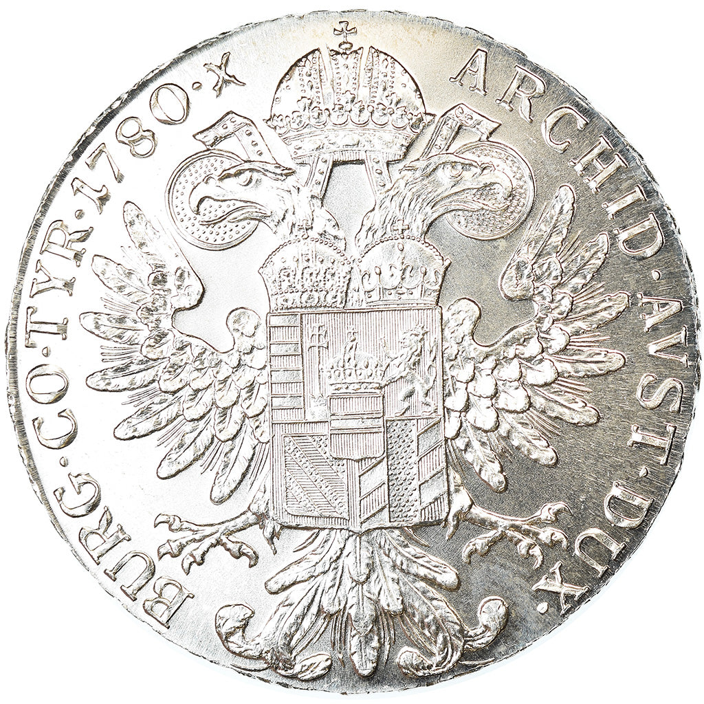 Coin, Austria, Joseph II, Thaler, 1780, Official restrike, AU(55-58), Silver