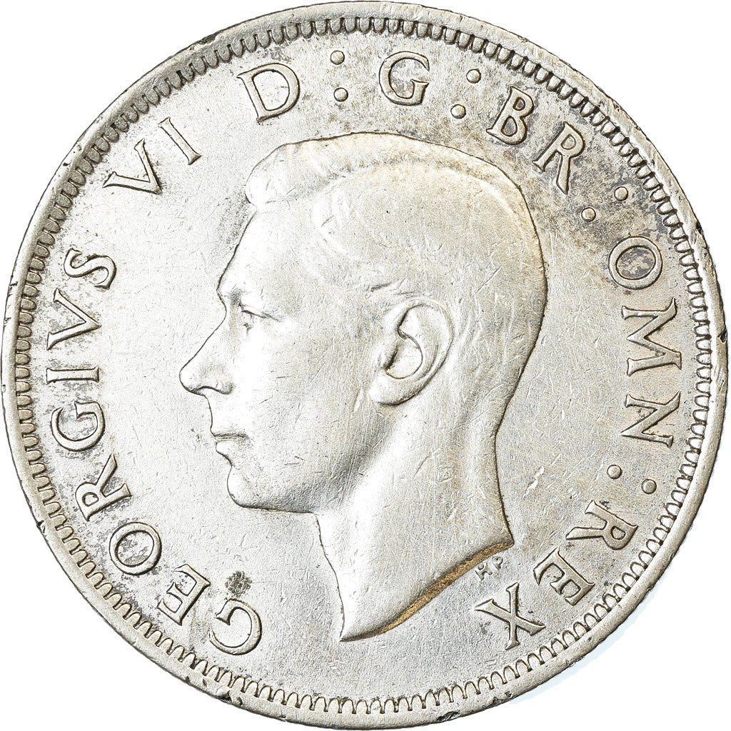Coin, Great Britain, George VI, 1/2 Crown, 1942, EF(40-45), Silver, KM:856