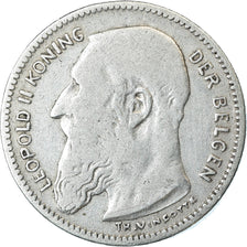 Moneta, Belgio, 50 Centimes, 1907, MB, Argento, KM:61.1