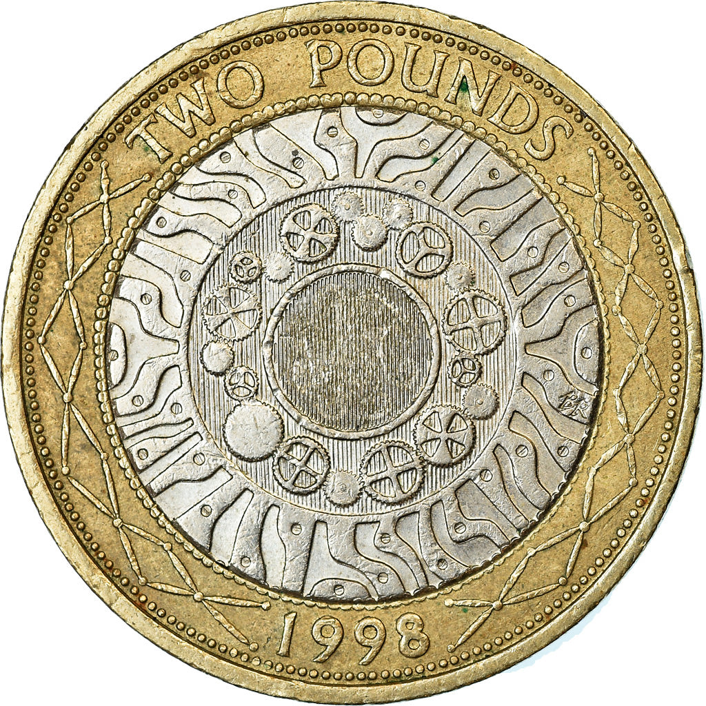 Coin, Great Britain, Elizabeth II, 2 Pounds, 1998, EF(40-45), Bi-Metallic