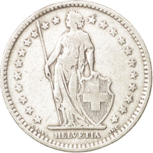Switzerland, 2 Francs, 1909, Bern, VF(30-35), Silver, KM:21