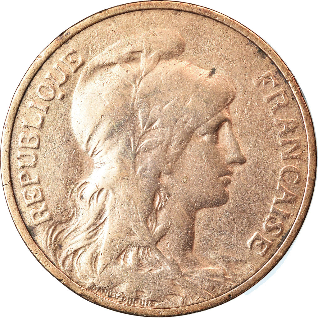 Coin, France, Dupuis, 5 Centimes, 1917, Paris, VF(30-35), Bronze, KM:842