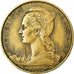 Coin, Réunion, 20 Francs, 1955, EF(40-45), Aluminum-Bronze, KM:11
