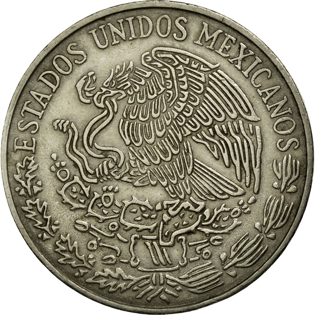 Moneda, México, 5 Pesos, 1976, Mexico City, MBC, Cobre - níquel, KM:472