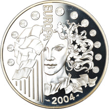 France, 1-1/2 Euro, European Union Expansion, 2004, BE, MS(65-70), Silver
