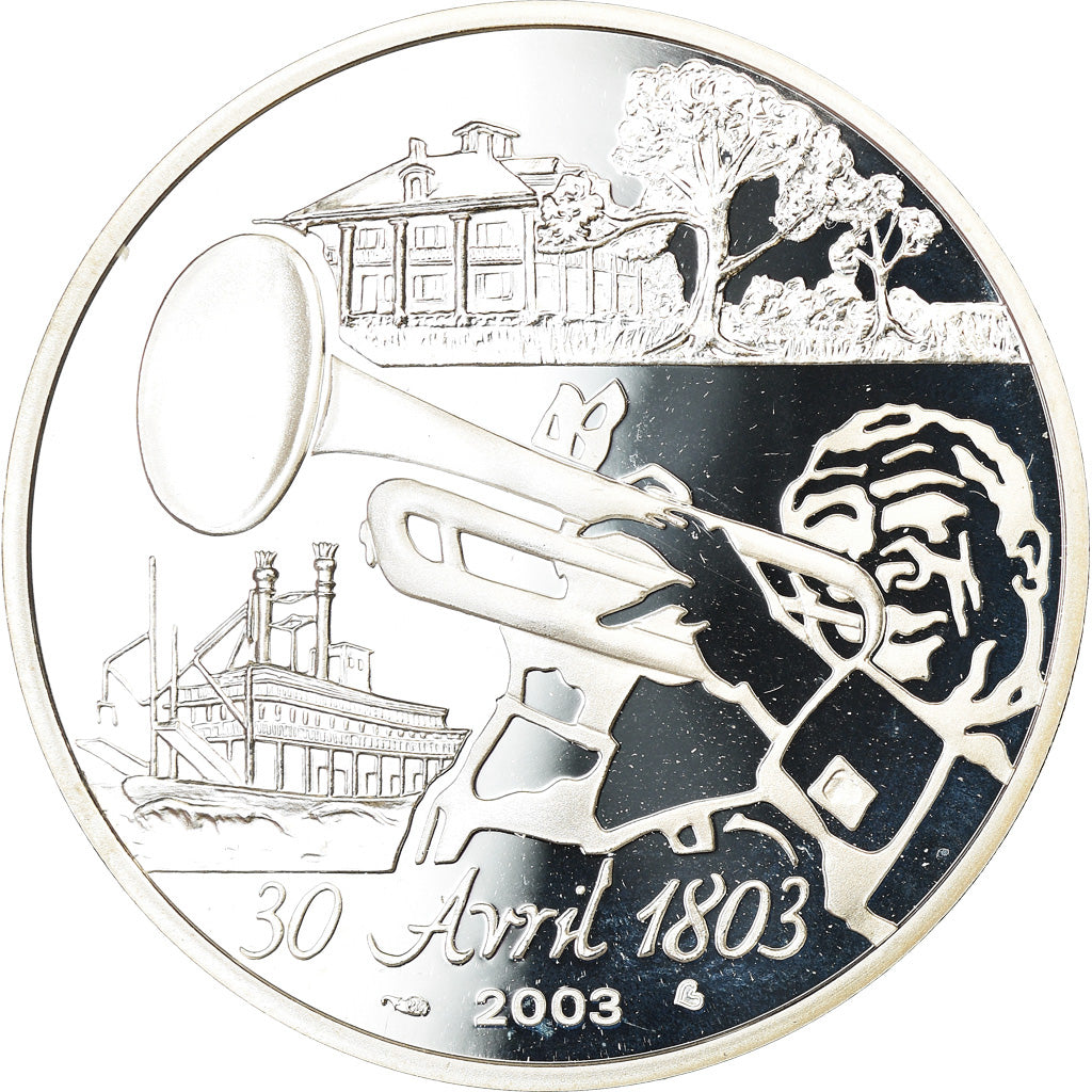 France, 1-1/2 Euro, 2003, BE, MS(65-70), Silver, KM:1336