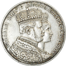 Coin, German States, PRUSSIA, Wilhelm I, Thaler, 1861, Berlin, AU(50-53)