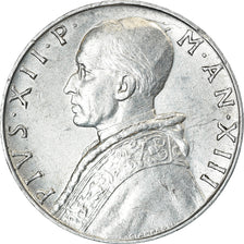 Munten, Vaticaanstad, Pius XII, 10 Lire, 1951, ZF+, Aluminium, KM:52.1