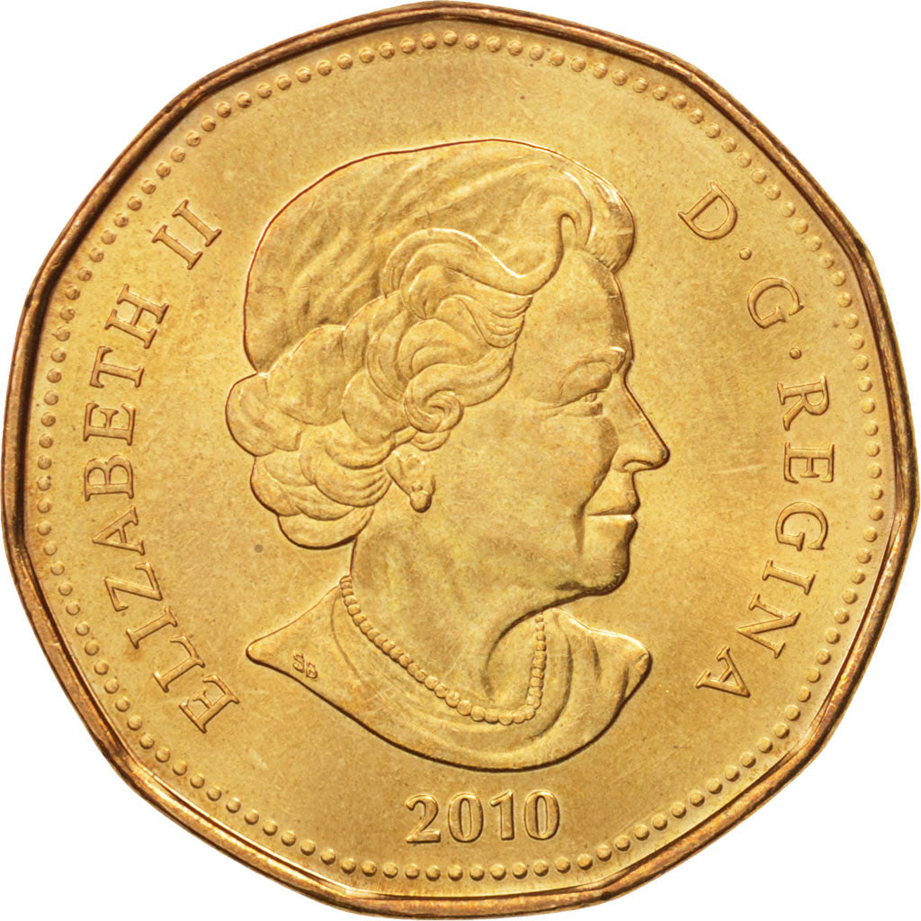 Canada, Elizabeth II, Dollar, 2010, Royal Canadian Mint, MS(60-62), KM 883