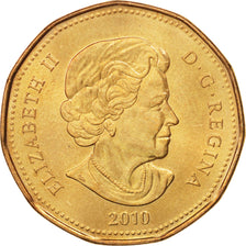 Canada, Elizabeth II, Dollar, 2010, Royal Canadian Mint, MS(60-62), KM 883