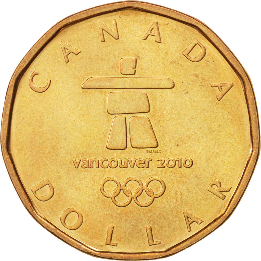 Canada, Elizabeth II, Dollar, 2010, Royal Canadian Mint, MS(60-62), KM 883