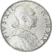 Coin, VATICAN CITY, Pius XII, 5 Lire, 1957, EF(40-45), Aluminum, KM:51.1