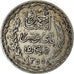 Moneta, Tunisia, Ahmad Pasha Bey, 5 Francs, 1936/AH1355, Paris, BB, Argento