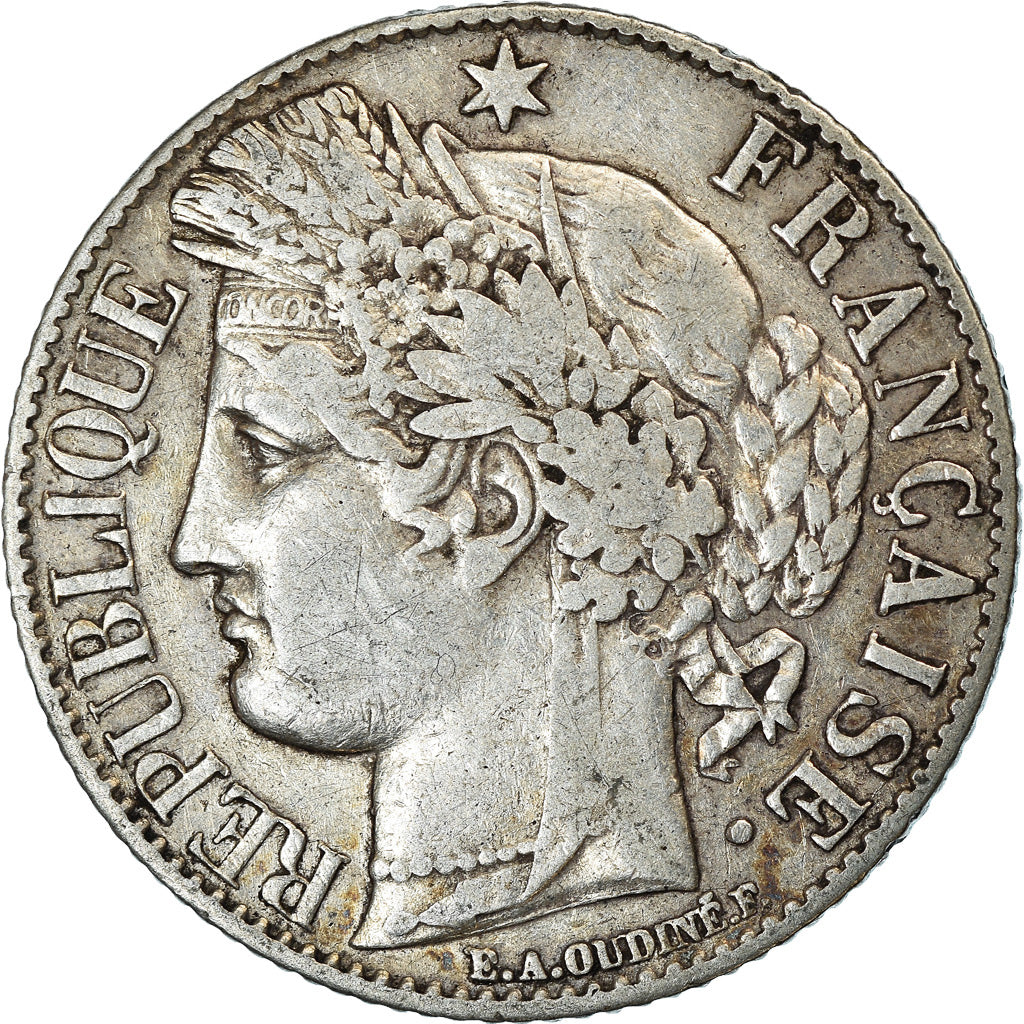 Monnaie, France, Cérès, Franc, 1887, Paris, TTB, Argent, Gadoury:465a