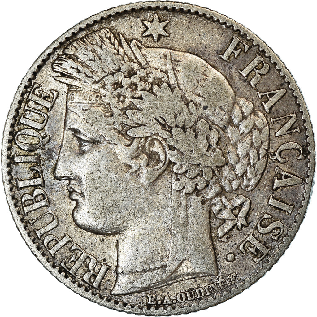 Monnaie, France, Cérès, Franc, 1887, Paris, TB+, Argent, Gadoury:465a
