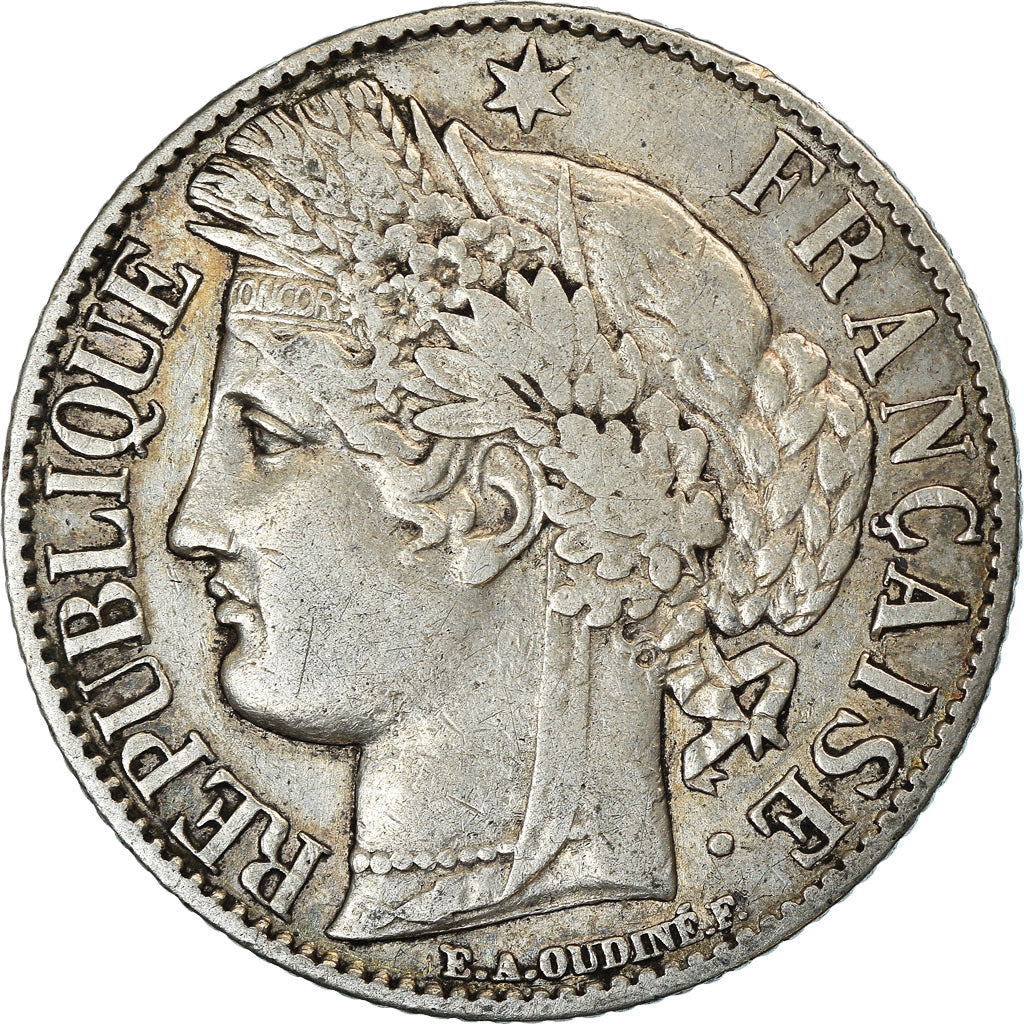 Monnaie, France, Cérès, Franc, 1888, Paris, TTB, Argent, Gadoury:465a