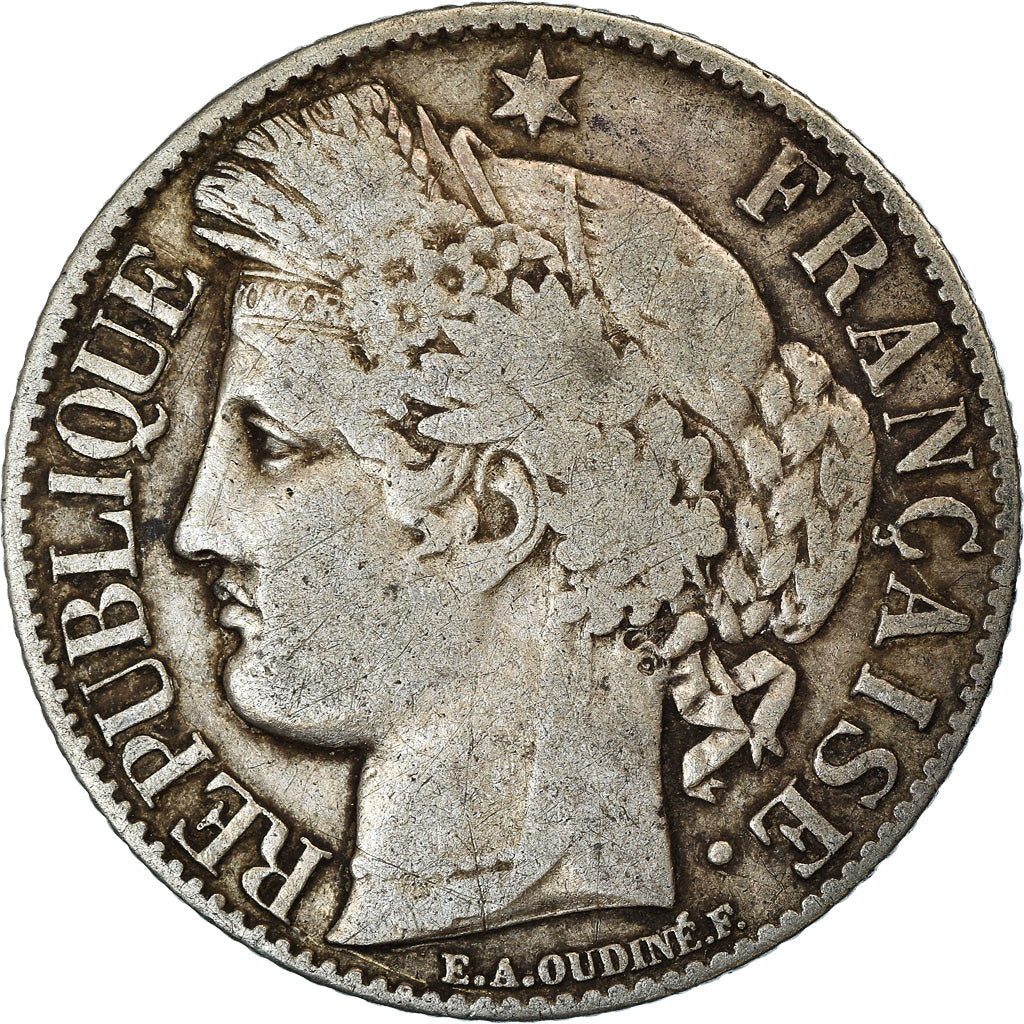 Coin, France, Cérès, Franc, 1894, Paris, VF(20-25), Silver, KM:822.1
