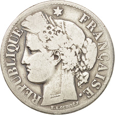 Monnaie, France, Cérès, 2 Francs, 1871, Paris, TB, Argent, KM:817.1