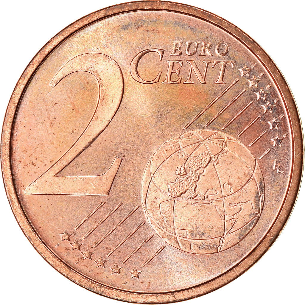 Spain, 2 Euro Cent, 2007, EF(40-45), Copper Plated Steel, KM:1041