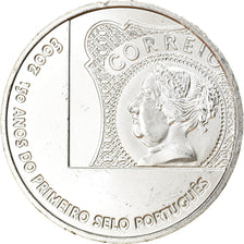 Portugal, 5 Euro, 150th Anniversary - First Portuguese Postage Stamp, 2003