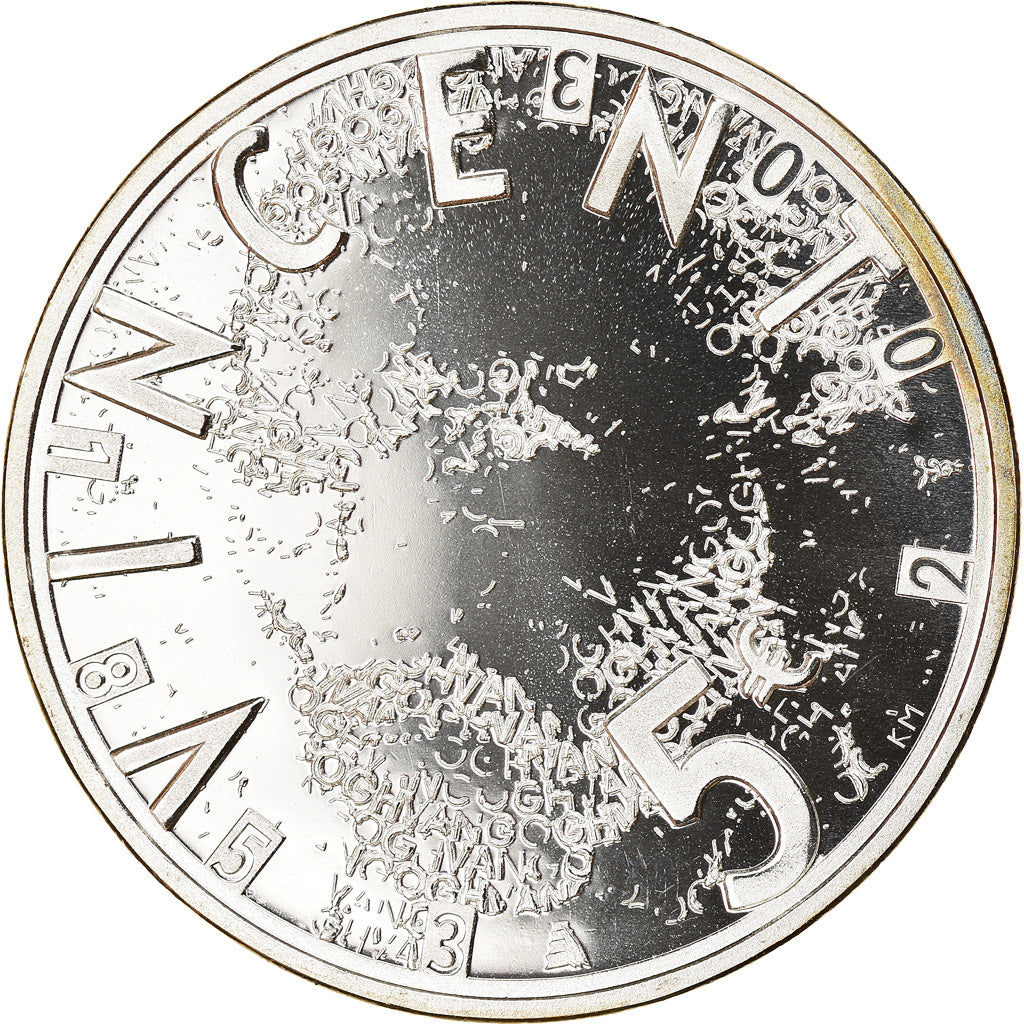 Países Bajos, 5 Euro, 2003, BE, FDC, Plata, KM:245