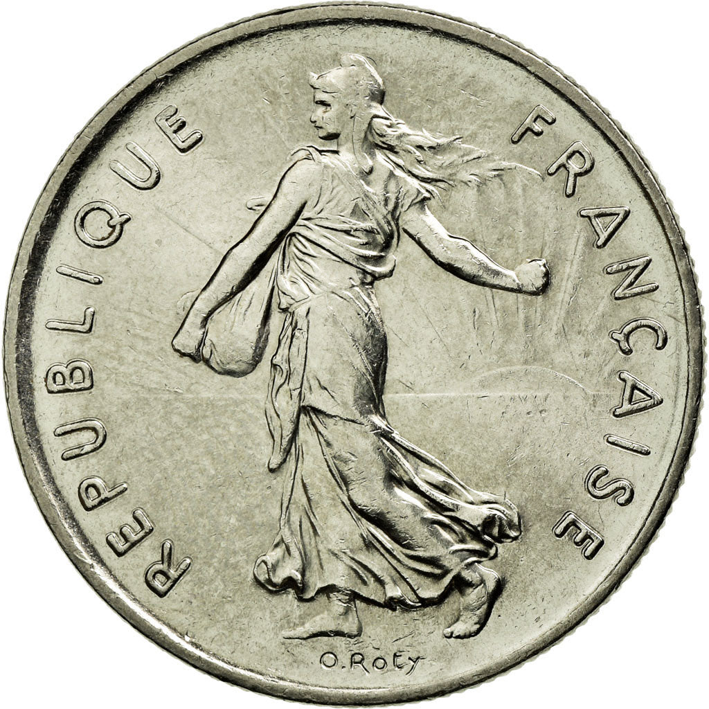 Coin, France, Semeuse, 5 Francs, 1993, Paris, MS(60-62), Nickel Clad