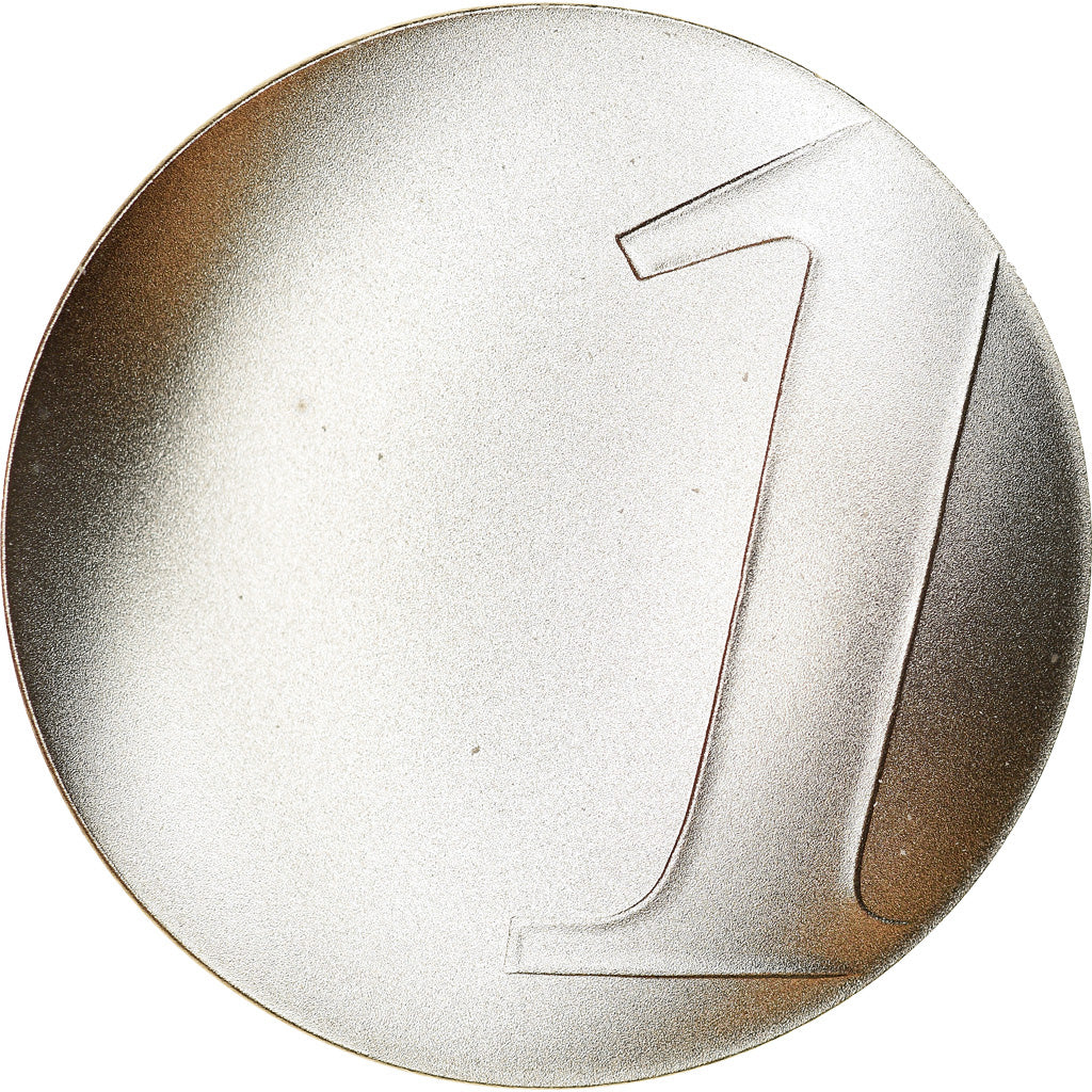 Coin, France, Un Ultime Franc Starck, Franc, 2001, Paris, MS(65-70), Silver