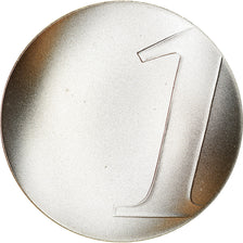 Coin, France, Un Ultime Franc Starck, Franc, 2001, Paris, MS(65-70), Silver