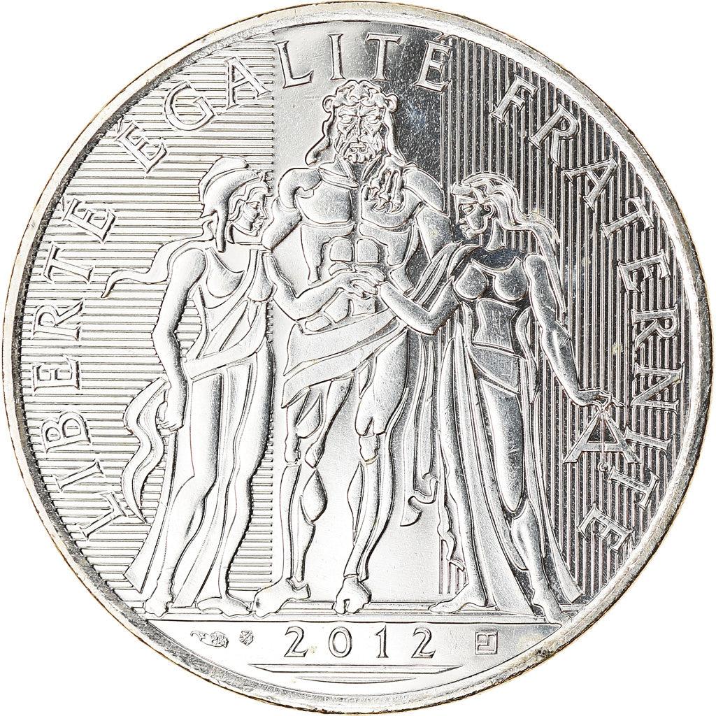 France, 10 Euro, 2012, MS(63), Silver, Gadoury:EU 516, KM:2073