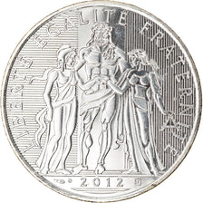 France, 10 Euro, 2012, MS(63), Silver, Gadoury:EU 516, KM:2073