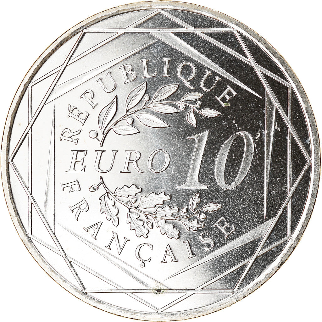 France, 10 Euro, 2012, MS(63), Silver, Gadoury:EU 516, KM:2073