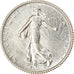 Coin, France, Semeuse, Franc, 1917, Paris, AU(55-58), Silver, KM:844.1