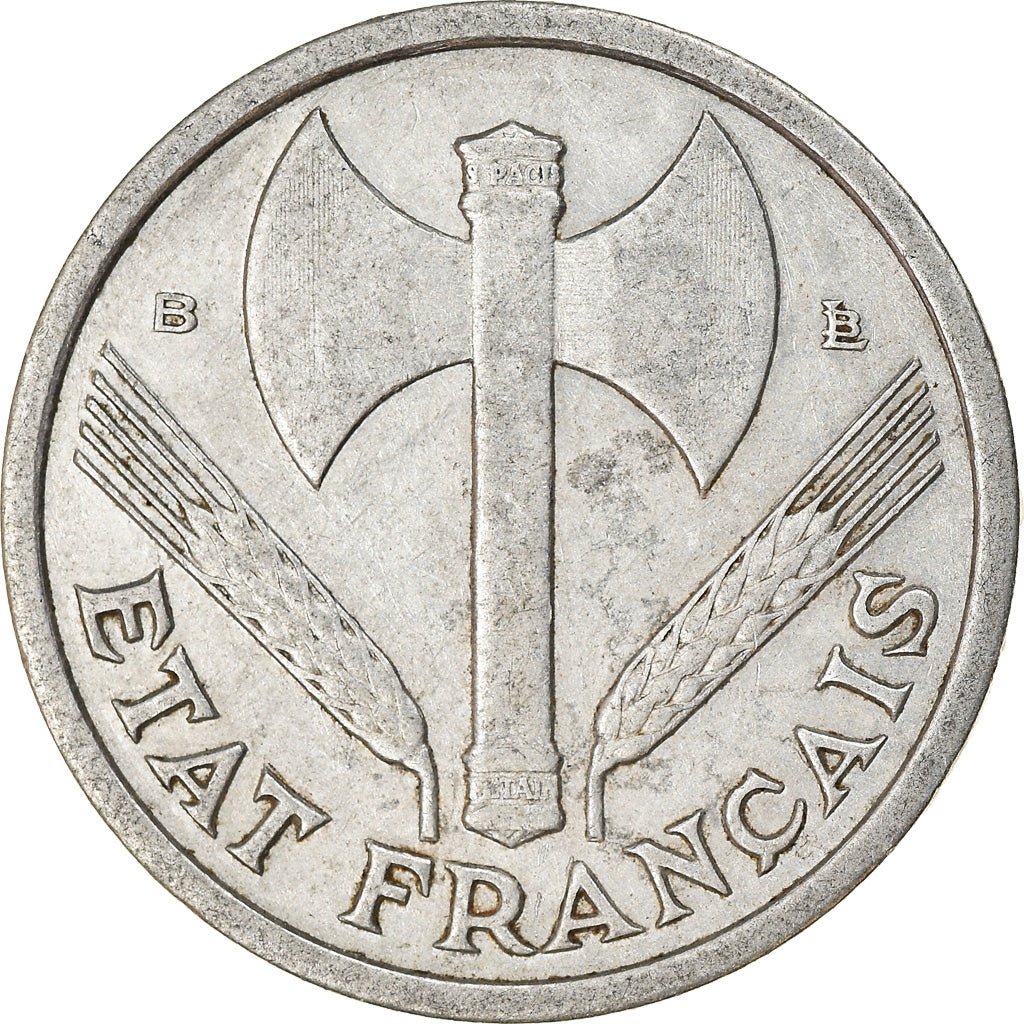 Coin, France, Bazor, Franc, 1944, Beaumont le Roger, VF(30-35), Aluminum