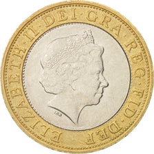 Great Britain, Elizabeth II, 2 Pounds, 2000, AU(50-53), Bi-Metallic, KM:994