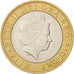 Great Britain, Elizabeth II, 2 Pounds, 2000, AU(50-53), Bi-Metallic, KM:994