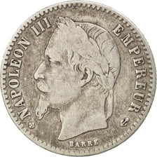France,Napoleon III,50 Centimes,1865,Strasbourg,VF(20-25),KM 814.2, Gadoury 417