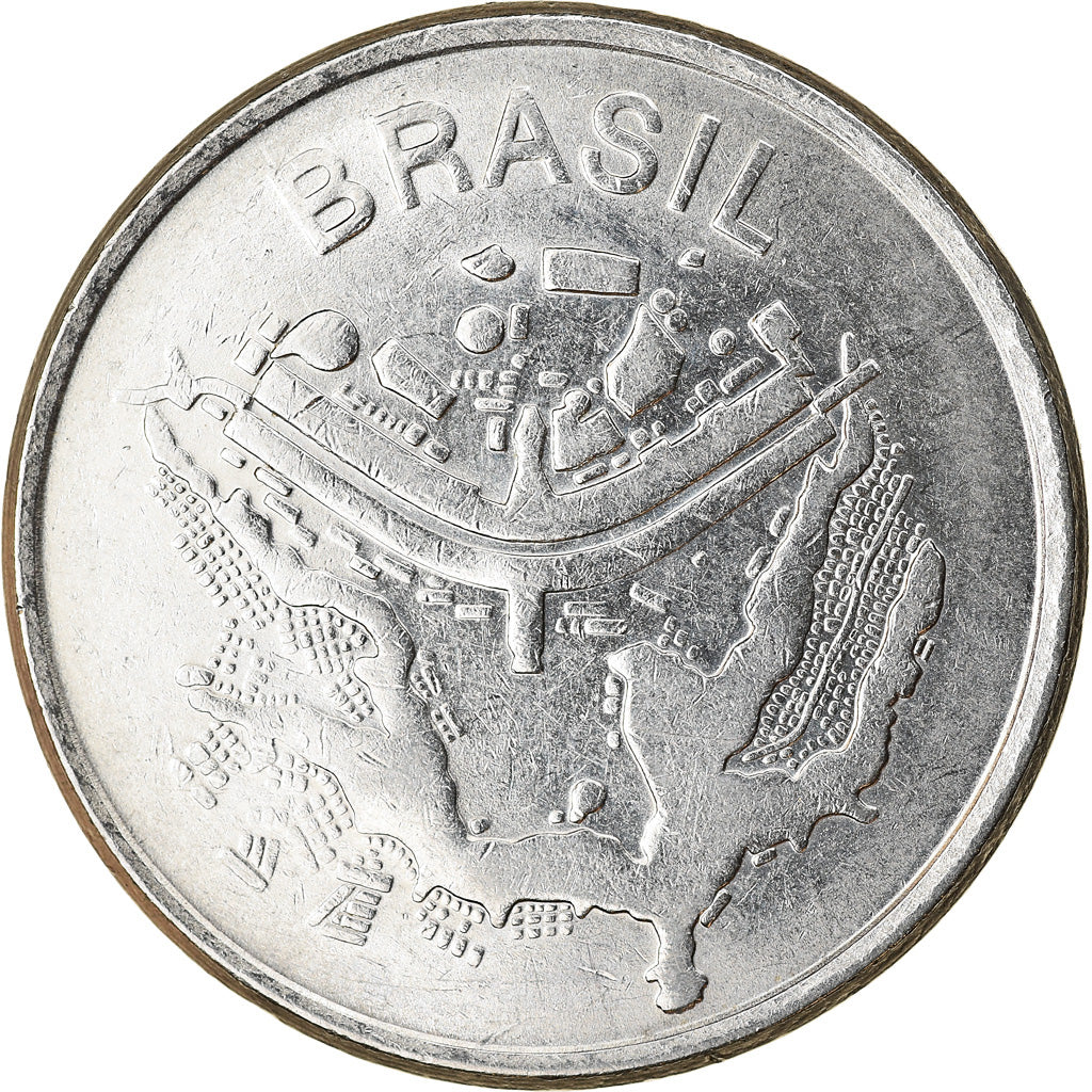 Monnaie, Brésil, 50 Cruzeiros, 1982, TB+, Stainless Steel, KM:594.1