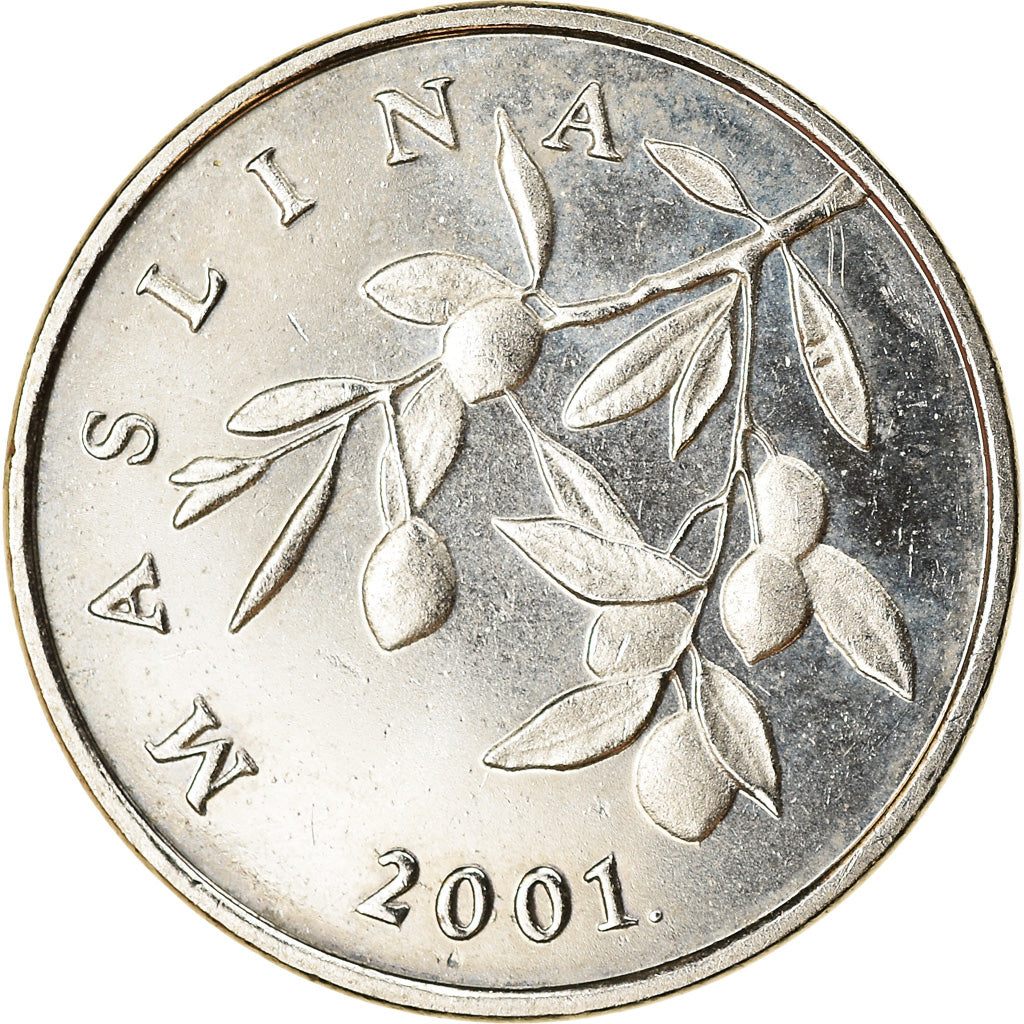 Münze, Kroatien, 20 Lipa, 2001, VZ, Nickel plated steel, KM:7