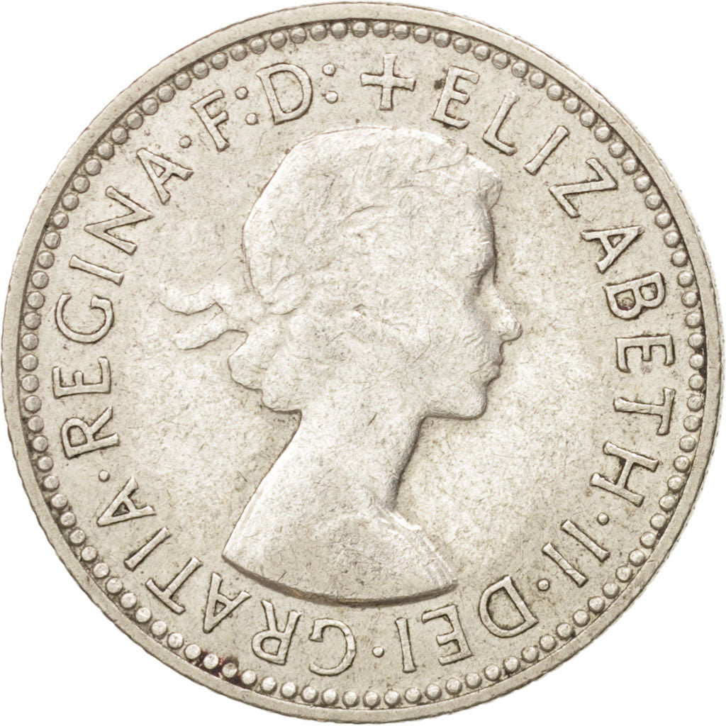 Australia, Elizabeth II, Shilling, 1958, Melbourne, EF(40-45), Silver, KM:59