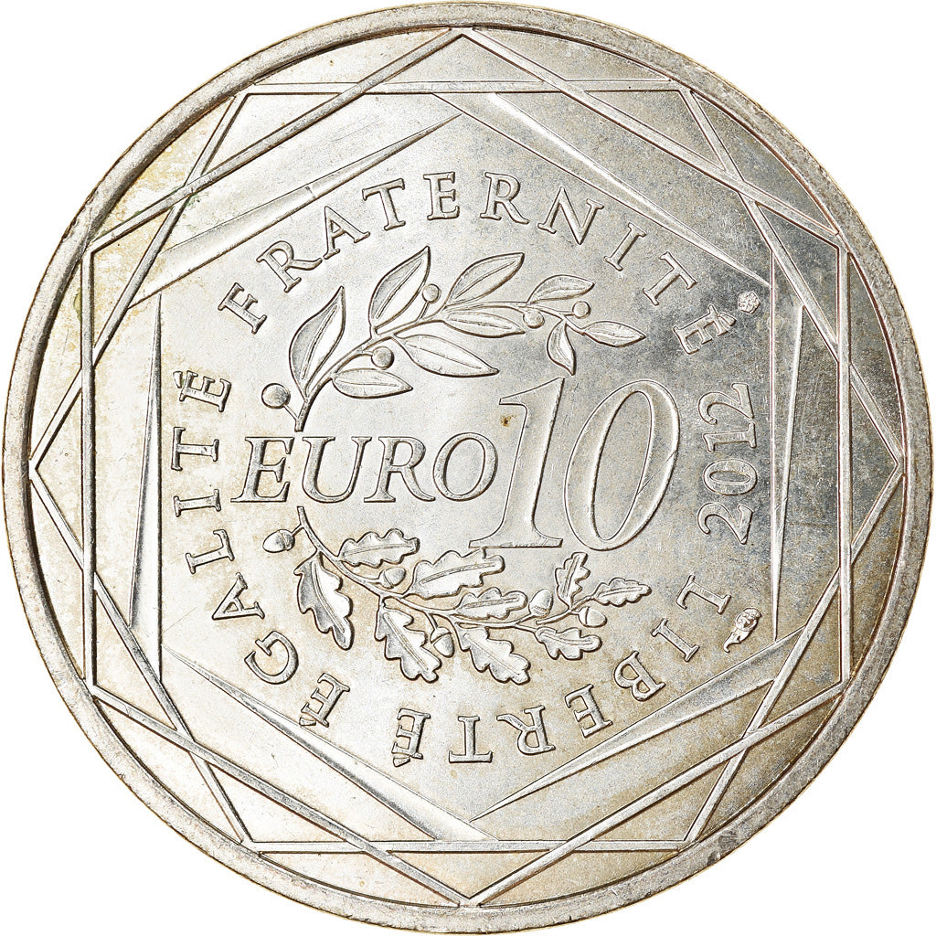 Francia, 10 Euro, Ile de France, 2012, SPL-, Argento, Gadoury:EU514, KM:1875
