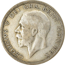 Moneda, Gran Bretaña, George V, Florin, Two Shillings, 1936, BC+, Plata, KM:834