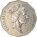 Coin, Australia, Elizabeth II, 50 Cents, 1993, EF(40-45), Copper-nickel, KM:83